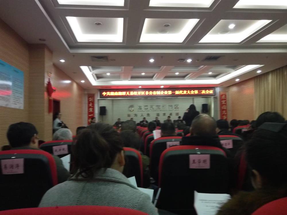 中共湖南湘潭天易经济开发区非公有制企业第一届党员代表大会第二次会议议程